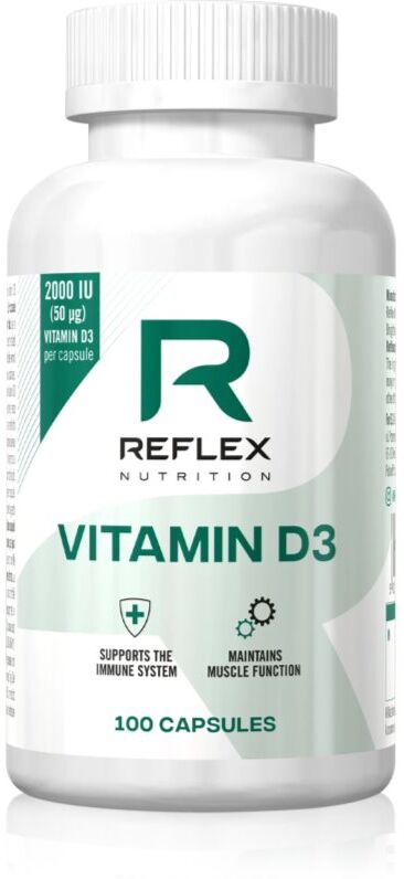 Reflex Nutrition Vitamin D3 100 pcs capsules à base de vitamine D 100 cps