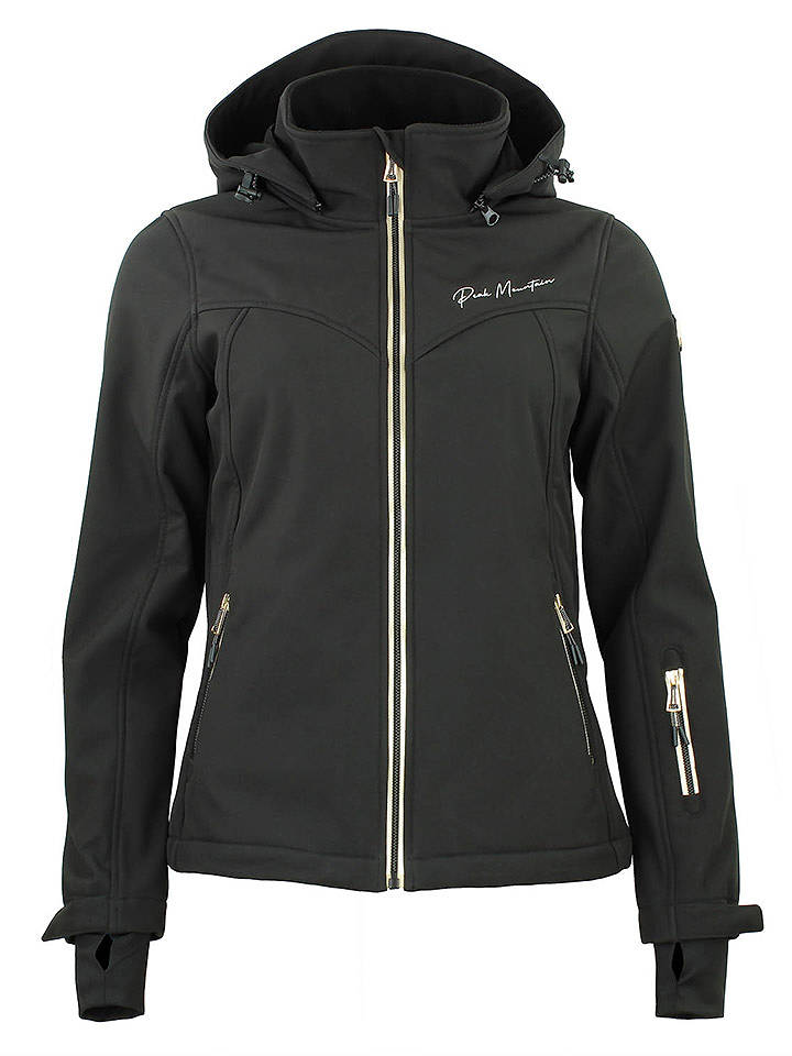 Peak Mountain Softshelljacke "Amaleo" in Schwarz - S