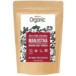 Radico Bio Manjistha Wurzelpulver Kopfhautpflege 100g