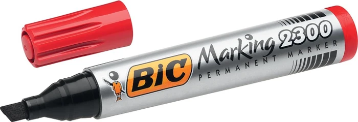 BIC MARKING 2300 ECOlutions Permanentmarker rot 3,7 - 5,5 mm, 1 St.