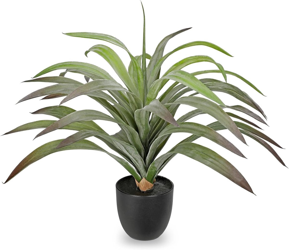 SnelShoppen Yucca-Bonsai Kunstplant met Pot, 46 cm, Realistische Kunstmatige Vetplant voor Binnen en Buiten