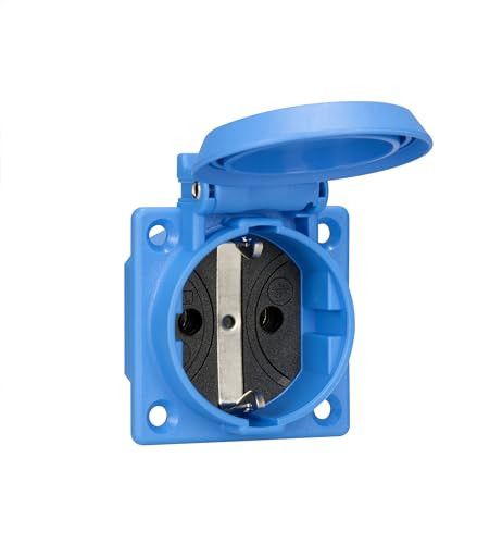 ABL Sursum 1661050 inbouwstopcontact IP54 blauw