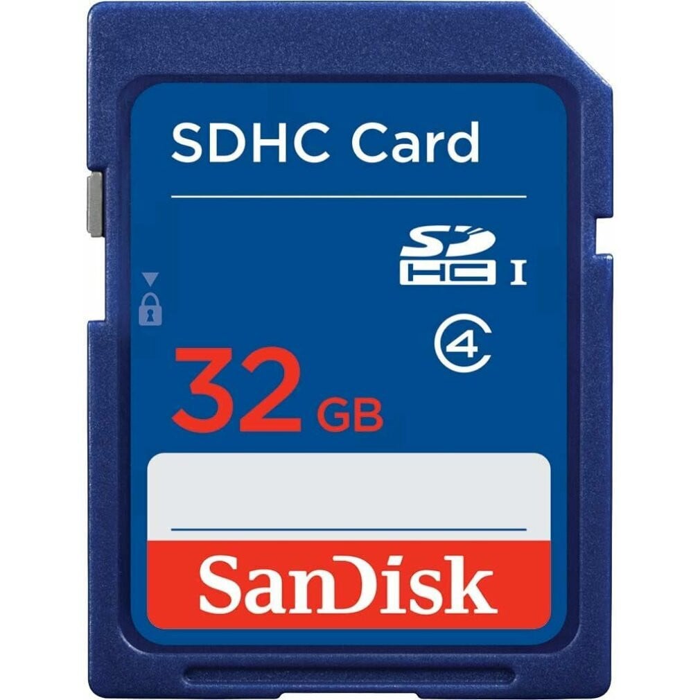 SanDisk SDHC-geheugenkaart, 32 GB