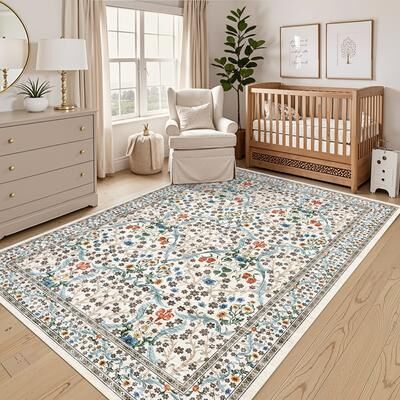 Garvee Lush Vine Floral Area Rug