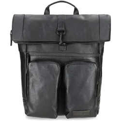 Jost STOCKHOLM Kurierrucksack mit Fronttasche - schwarz Koffer24