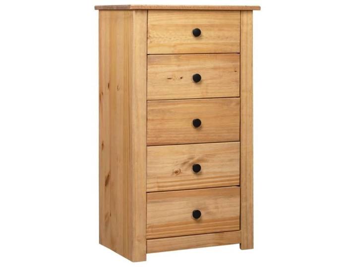 Armoire intérieur Brun Buffet 46x40x89 cm Pin Gamme Panama -[9585]