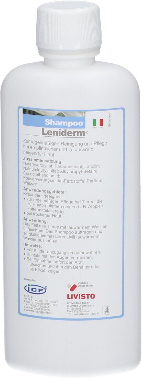 Leniderm Shampoo f.Hunde/Katzen 250 ml