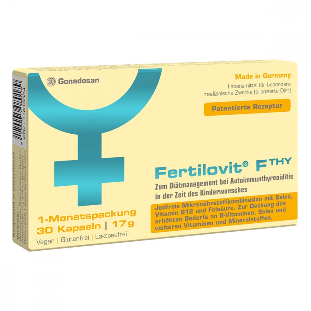 Gonadosan Distribution GmbH Fertilovit F Thy Kapseln 11613504