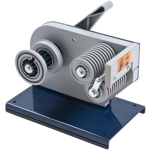 Hade Klebebandabroller SK-T 75, grau/blau, Tischabroller für Klebebänder bis 75mm x 66m