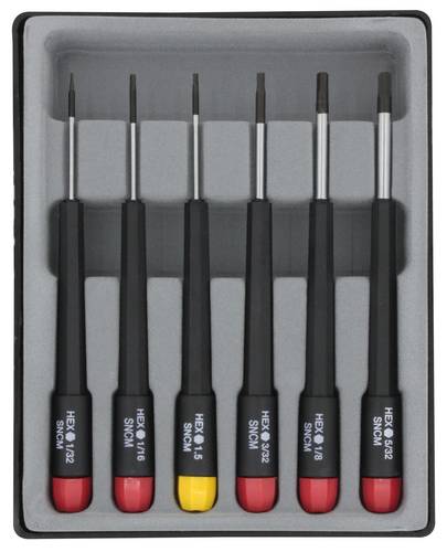Donau Elektronik Elektrotechnik und Feinwerktechnik Schraubendreher-Set 6teilig Innen-Sechskant