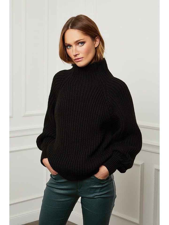 Joséfine Wollpullover "Baby" in Schwarz - S