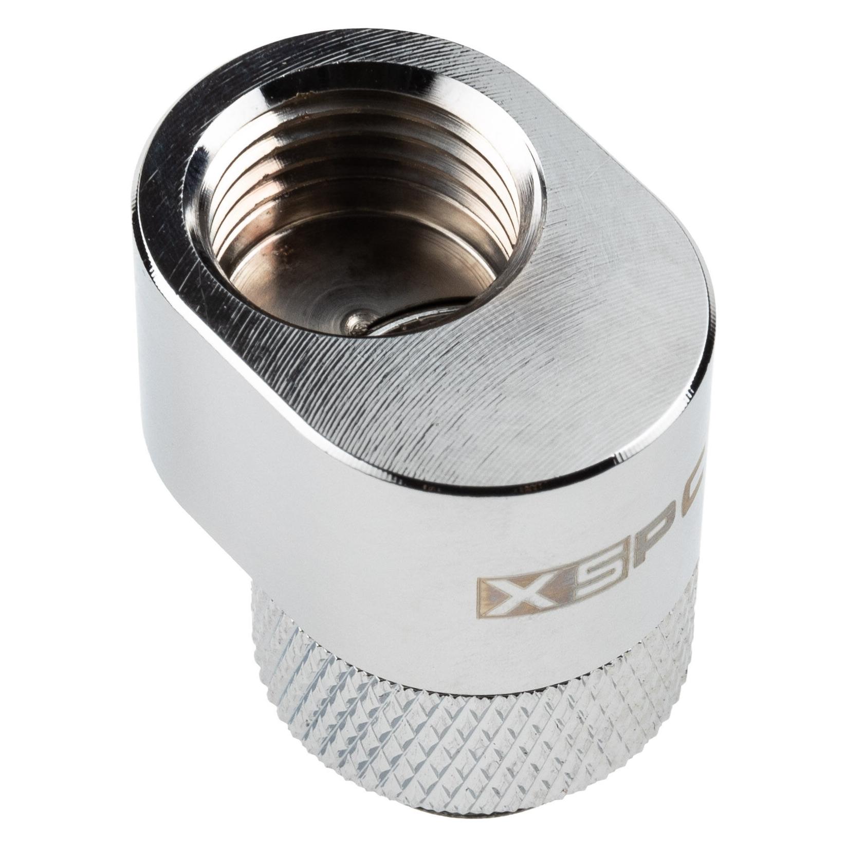 XSPC G1/4 Rotary 7mm Offset Fitting - Chrom (5060596651548)