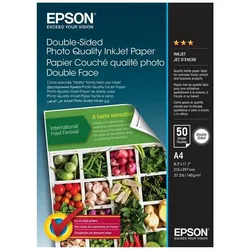 EPSON Photo Quality Inkjet Paper A4 DIN A4, 50 Blatt, 140g/m , double-s.