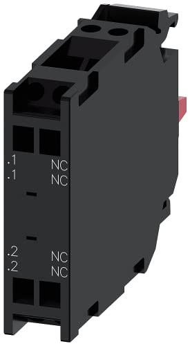 Siemens 3SU1400-1AA10-3EA0 Contactmodule met 2 NC contactelementen en veerbeklemde aansluiting voor montage op voorplaat