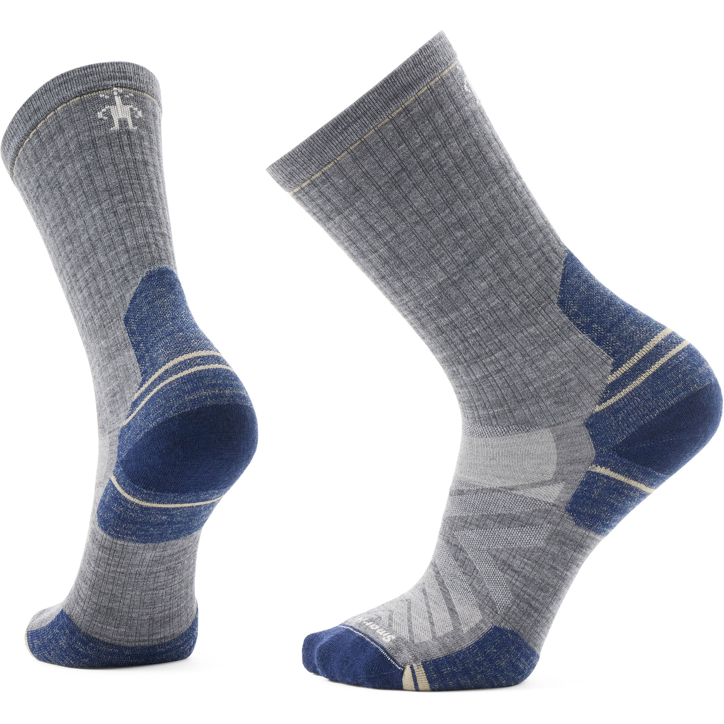 Smartwool Hike Targeted Crew Herren Wandersocken grau Größe 38 Trekking Widerstandsfähig Merinowolle