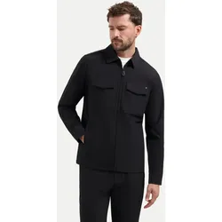 Overshirt Full Zipper Schwarz L