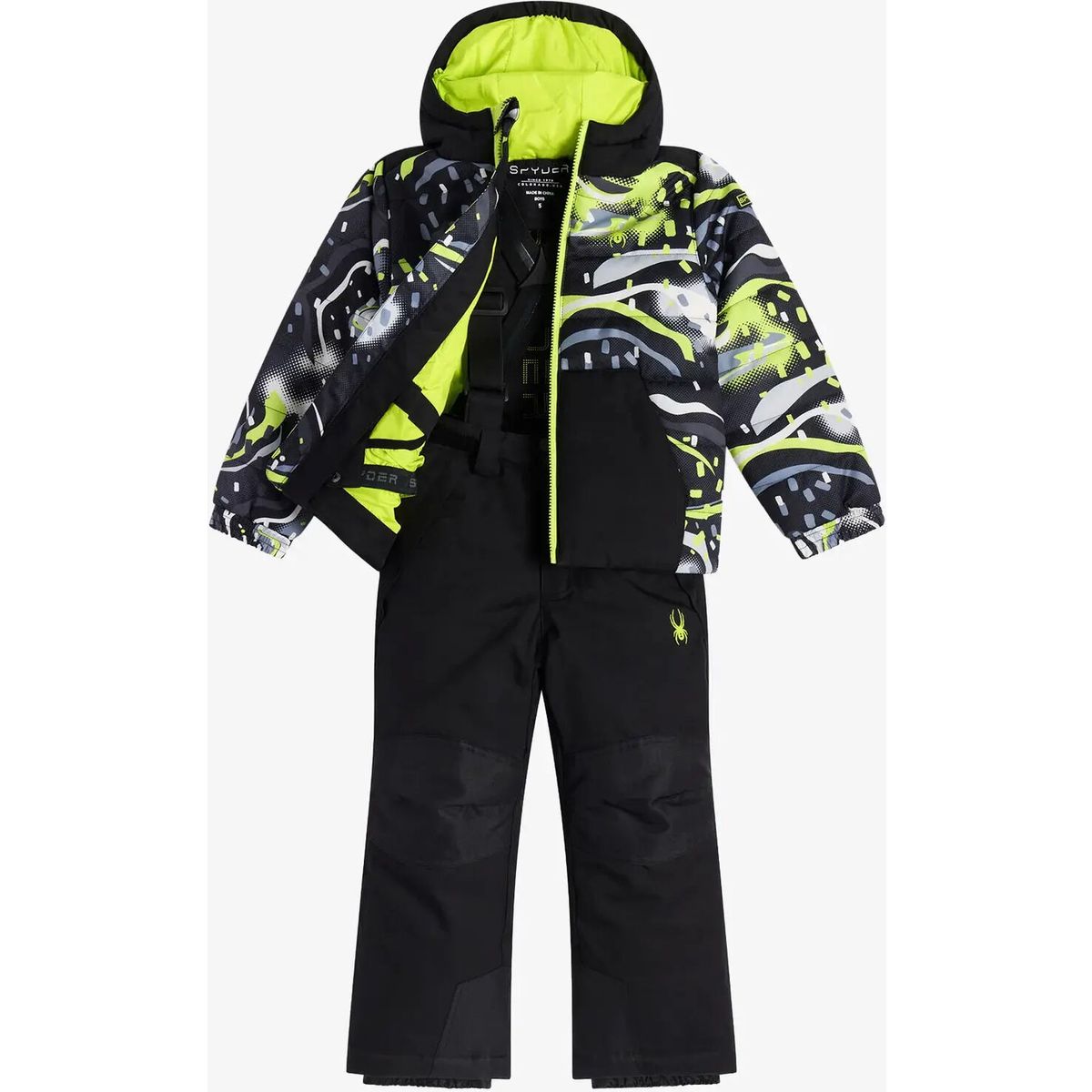 Spyder Shredder Snow SET lime (LIM) 2 SPO01188BB-LIM-2
