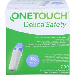 One Touch Delica Safety Einmalstechhilfe 30G 200 ST