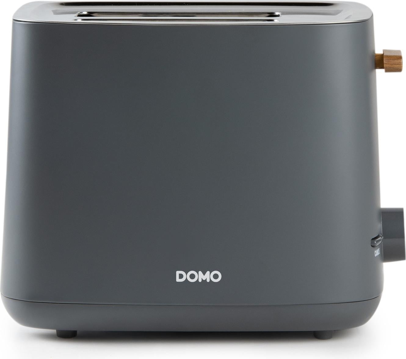 Domo Elektrische broodrooster DO965T - 1000 W - 2 sleuven - Zwart