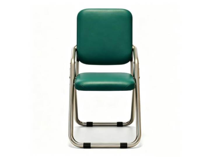 FCZVWPR Moderner Esszimmerstuhl, Klappbare Küchenhocker, Beistellstuhl Home-Office-Schreibtischstuhl, Bequeme Rückenlehne, For Pub Coffee Home Dining Kitchen(Green)