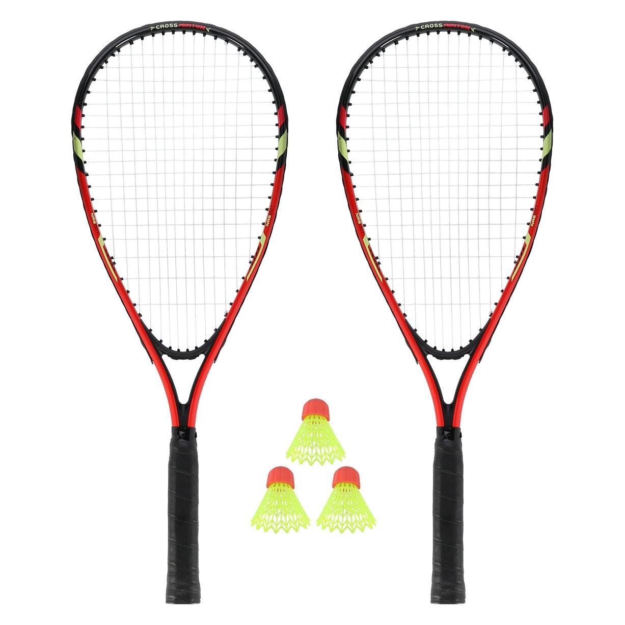 Nils Crossminton Set NRS001 2 Schläger + Darts + Koffer rot (14-20-303)