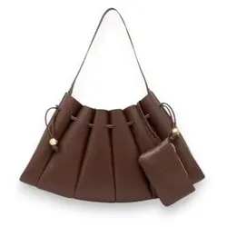 THEMOIRè für Damen. 262WTMC00 Calipso Vegane braune Tasche (OSFA), Lässig, Recyceltes Polyester