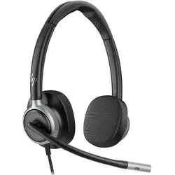 HP Poly Mission 6xx (Kabelgebunden, USB-A, USB-C, Google Meet, Microsoft Teams, Zoom), Office Headset, Schwarz