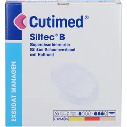 Cutimed 13x16 Siltec B Oval 6 ST