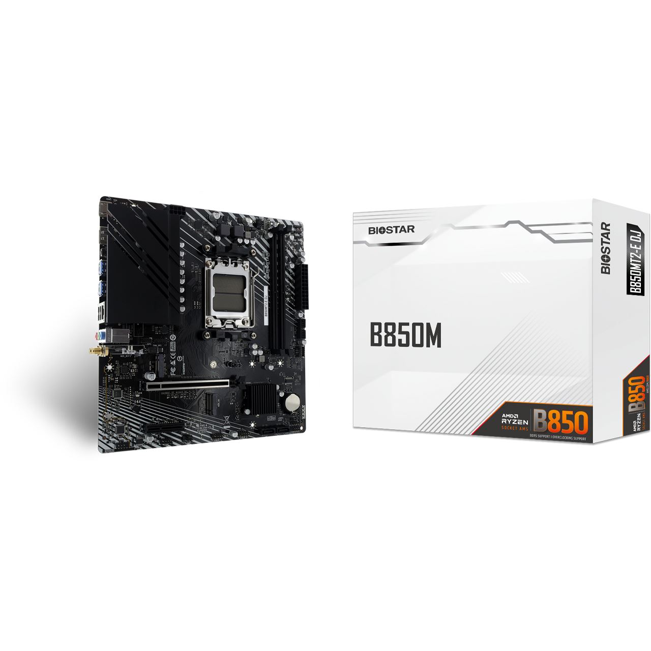 Biostar B850MT2-E DJ AMD B850 So.AM5 DDR5 mATX Retail
