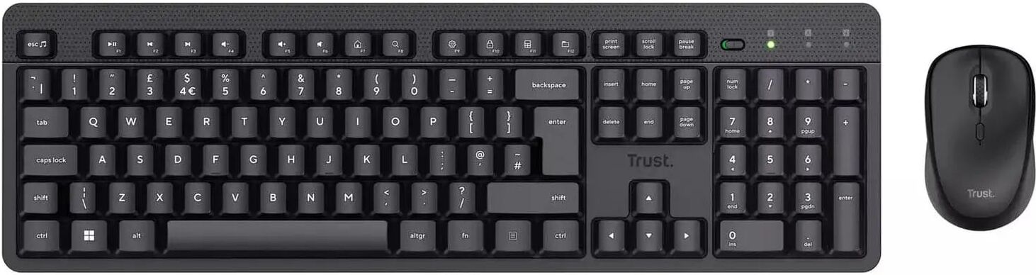 Trust ODY II Wireless Keyboard and Mouse Deskset, New