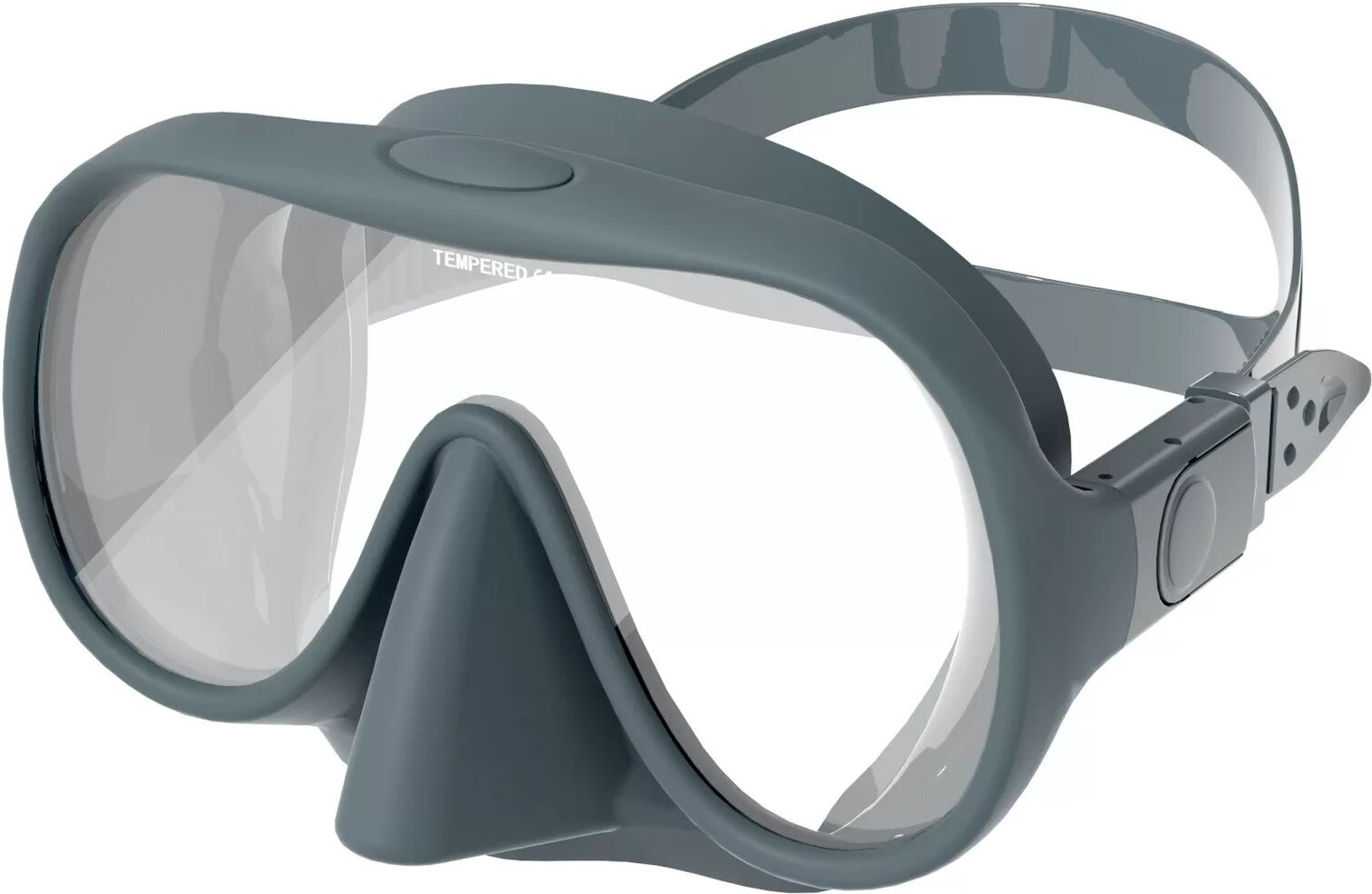 INF Masque de plongée - Vision sous-marine améliorée Gris