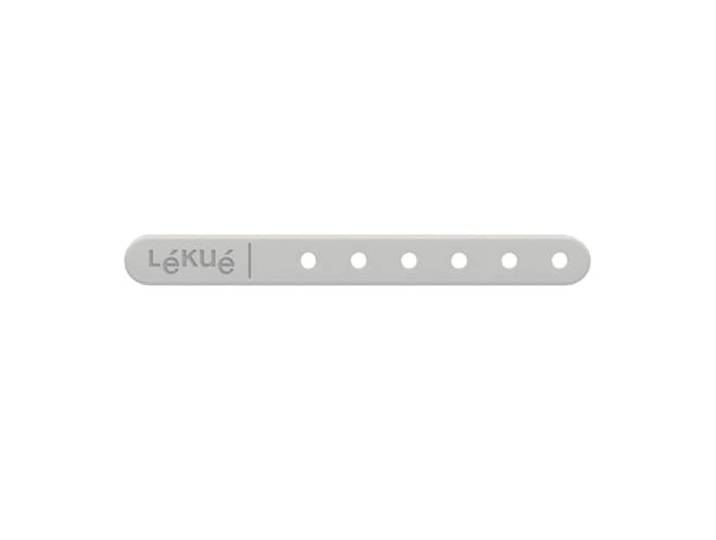 Lékué Lot de 20 bâtonnets de crème glacée\, blancs\, 93 mm