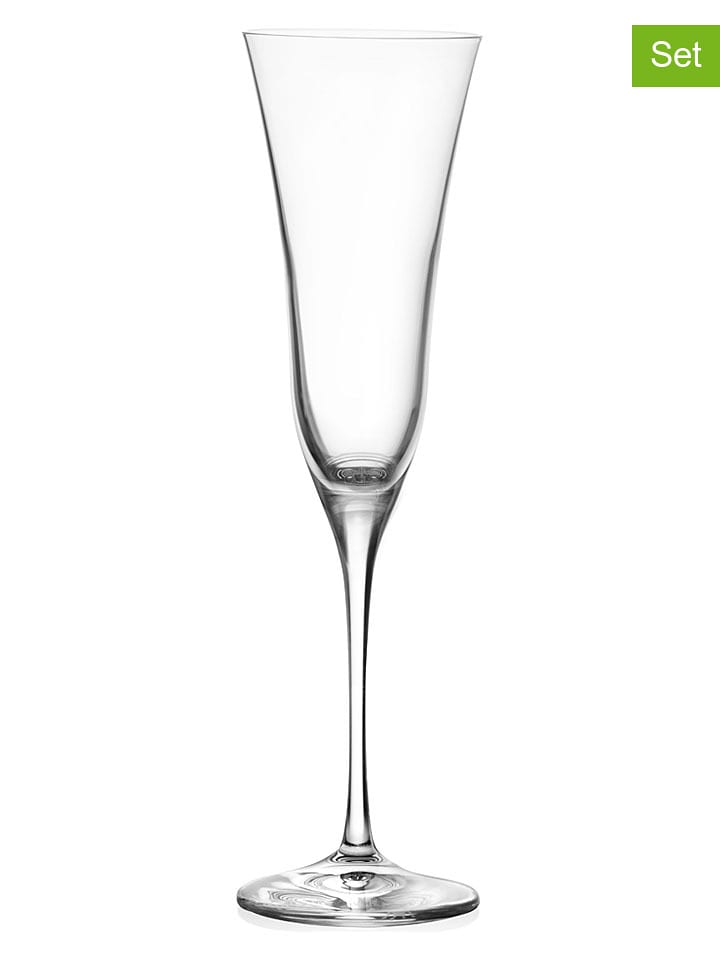 RCR cristalleria 6er-Set: Champagnerflöten "Sabina" - 170 ml - onesize