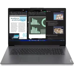 Lenovo V17 Gen 4 (17.30", 256 GB, 8 GB, DE), Notebook, Grau