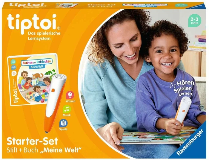 Ravensburger tiptoi Starter-Set: Suchen und Entdecken - Meine Welt (Stift und Bilderbuch)