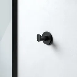 Keuco Plan Black Selection Handtuchhaken 14914370000  schwarz, 51mm Ausladung