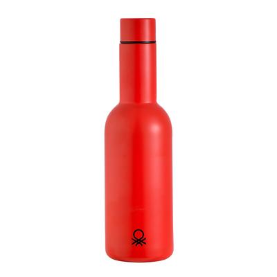 Benetton - Wasserflasche 550 ml, Edelstahl, Rot