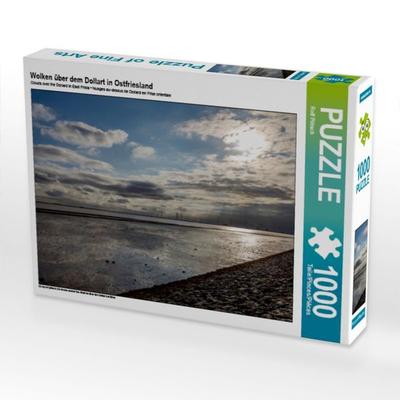 CALVENDO Puzzle Wolken über dem Dollart in Ostfriesland | 1000 Teile Lege-Größe 64x48cm Foto-Puzzle für glückliche Stunden
