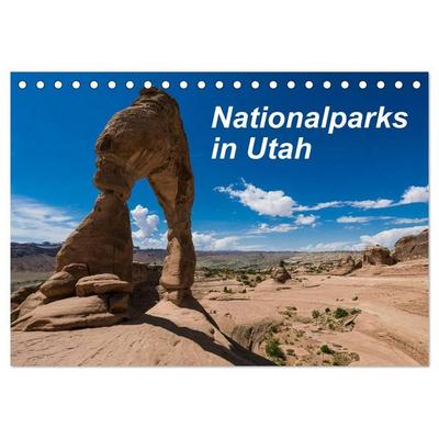 Nationalparks in Utah (Tischkalender 2027 DIN A5 quer), CALVENDO Monatskalender