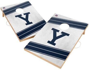 Skip's Garage Yale University Bulldogs Regulation 2x4 Cornhole Set