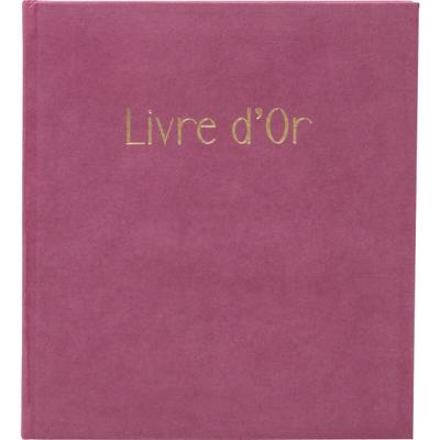 Exacompta 390E Gästebuch, 140 Seiten, Goldschnitt, Skandi - Altrosa
