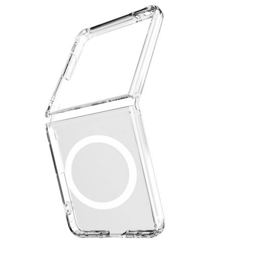 Cellularline Impact Clear Backcover Samsung Galaxy Z Flip 8 Transparent Induktives Laden IMPACTMAGALZFLIP8T