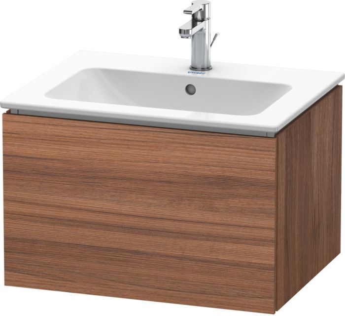 Duravit L-Cube Waschtischunterbau LC614007979 Nussbaum Natur, 62x40x48,1cm, 1 Auszug
