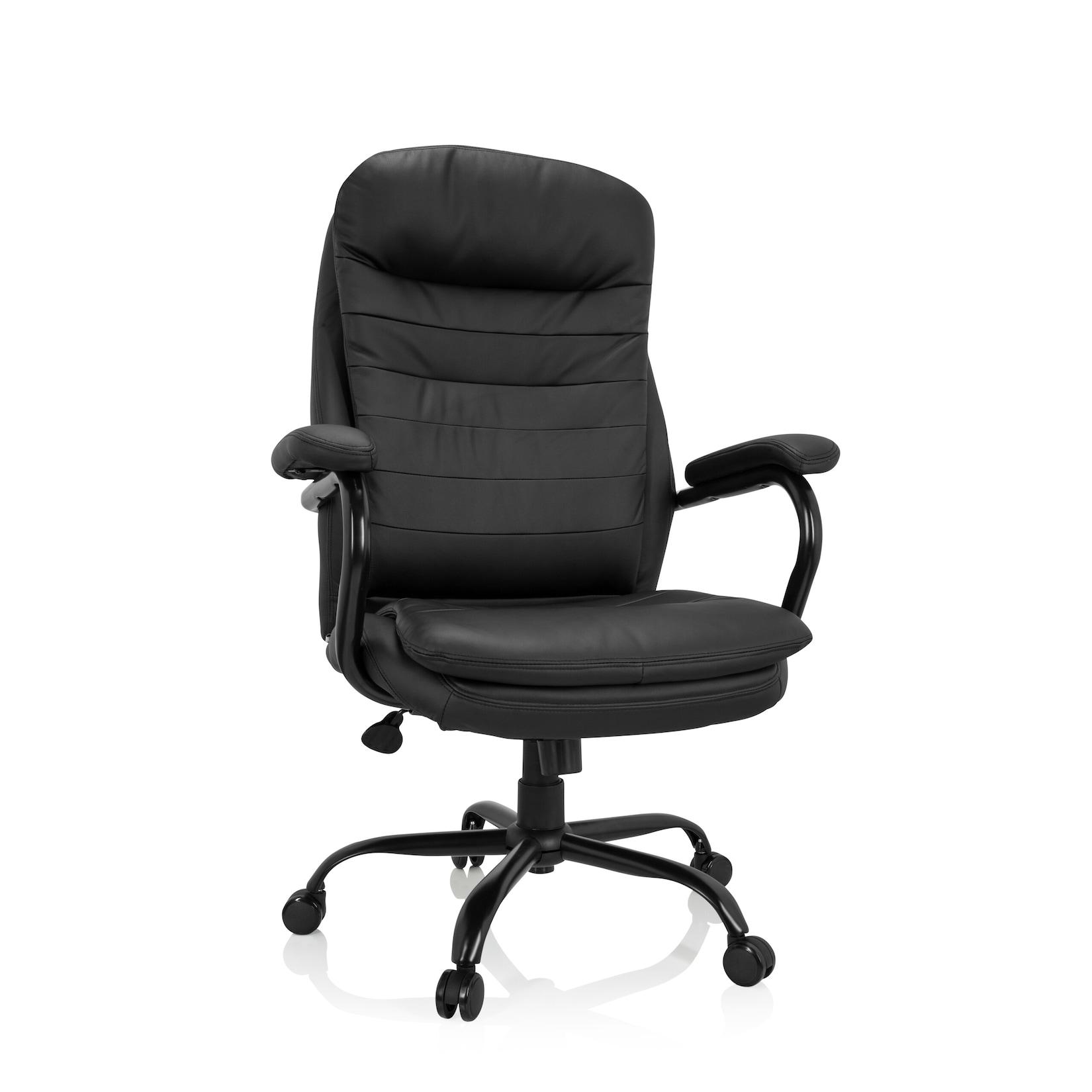 hjh OFFICE XXL Drehstuhl RELAX XXL B Kunstleder mit Armlehnen