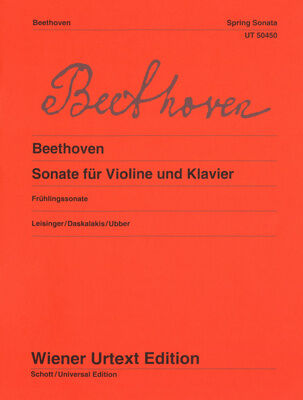 Wiener Urtext Edition Beethoven Frühlingssonate