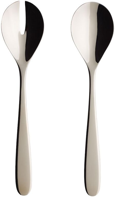 Besteck-Set VILLEROY & BOCH "Salatbesteck Daily Line silber", silber, 2, Essbesteck-Sets, Spülmaschinenfest