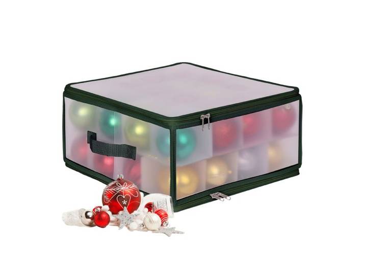 Relaxdays Weihnachtskugel Aufbewahrungsbox