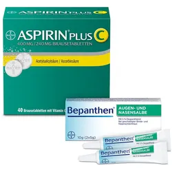 Aspirin+C Br-Tab+Bepanth.Aug. u. Nas-Sal 1 St