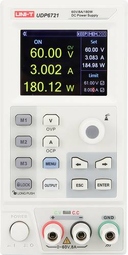 Uni-T UDP6721 Labornetzgerät, einstellbar 0 - 60 0 - 8A 180W RS-232, Remote Anzahl Ausgänge 1 x