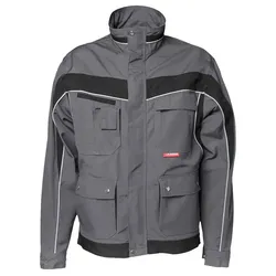 Bundjacke "PLALINE" - 60 - schiefer/schwarz
